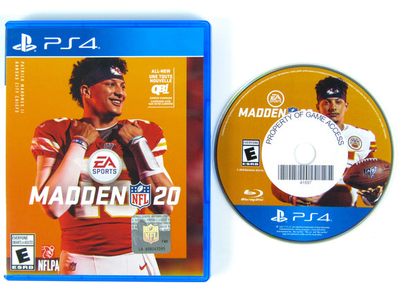 Madden 20, PlayStation 4