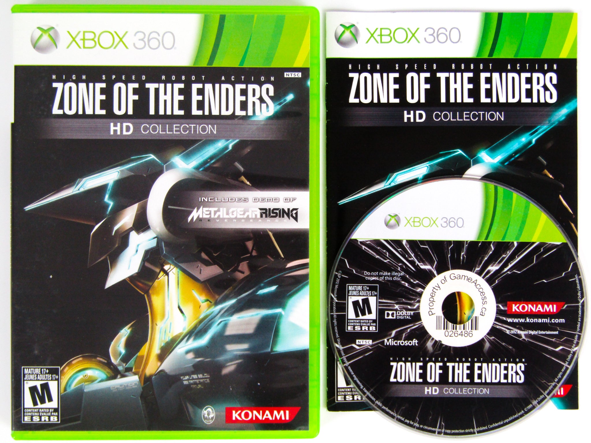 Zone Of The Enders HD Collection (Xbox 360) – Retro MTL