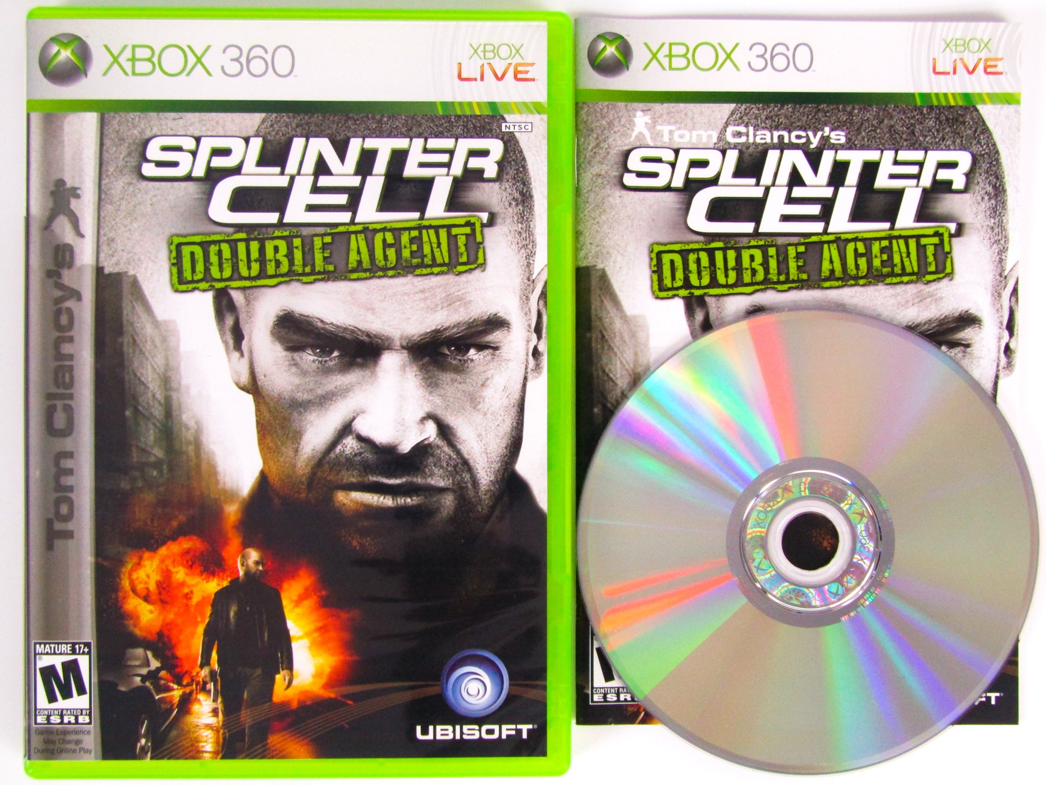 Tom Clancy's Splinter Cell:Double Agent BOX 360 USED Tested Work-no manual  8888522942