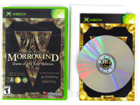 Elder Scrolls III Morrowind [Game of the Year] (Xbox)