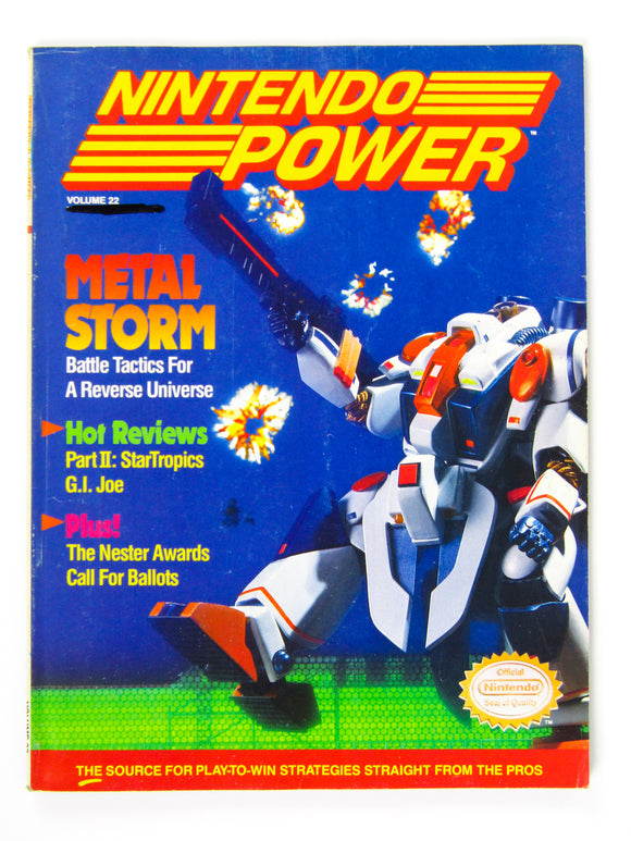 Metal Storm [Volume 22] [Nintendo Power] (Magazines)