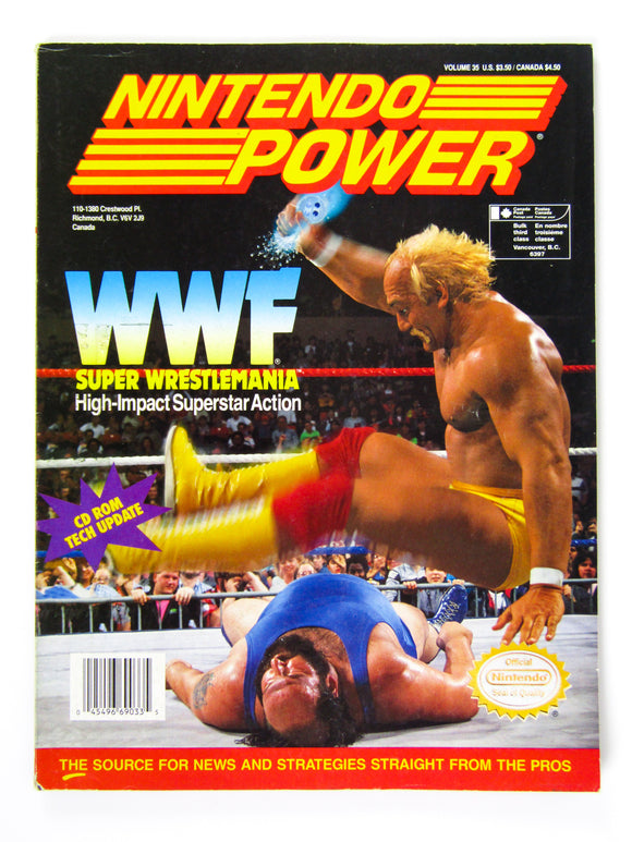 WWF Super Wrestlemania [Volume 35] [Nintendo Power] (Magazines)