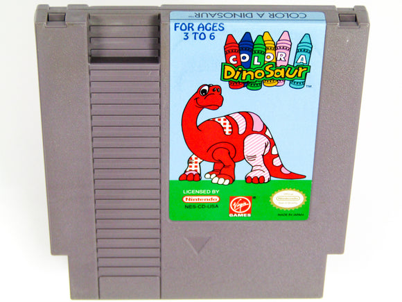 Color A Dinosaur (Nintendo / NES)