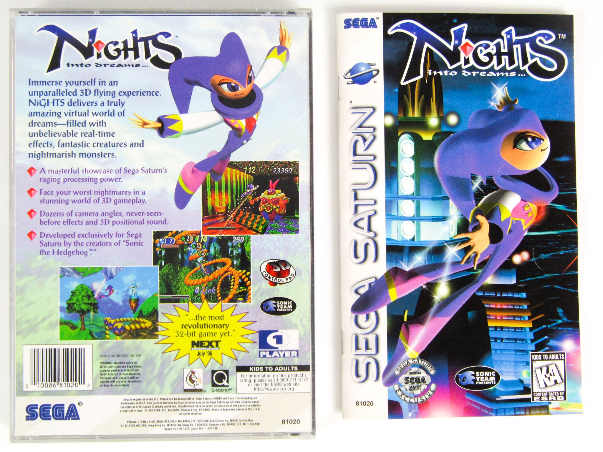 Nights Into Dreams (Sega Saturn) – Retro MTL
