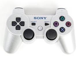 Silver Dualshock 3 Controller (PlayStation 3 / PS3)