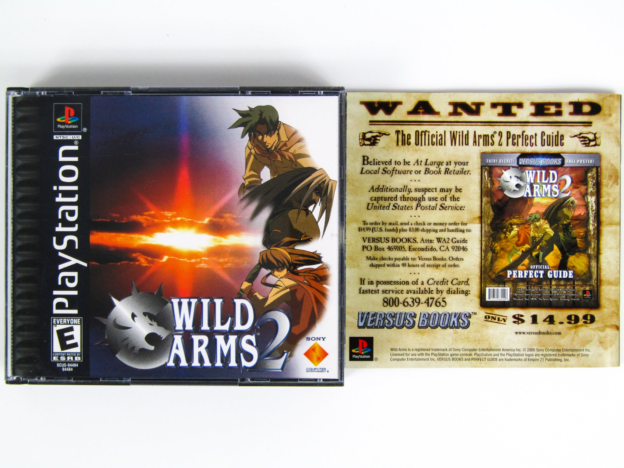 Wild Arms and Wild Arms good 2 PS1