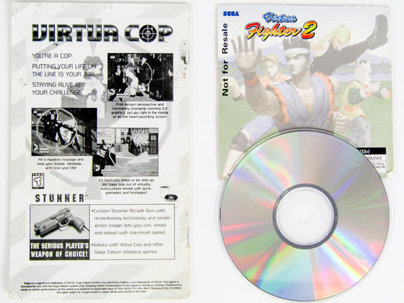 Virtua Cop [Not for Resale] (Sega Saturn)