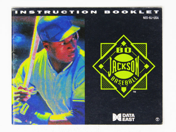 Bo Jackson Baseball [Manual] (Nintendo / NES)