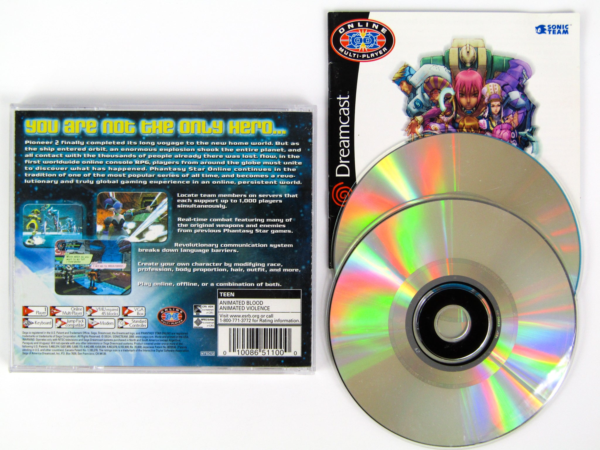 Phantasy star online sega hot sale dreamcast