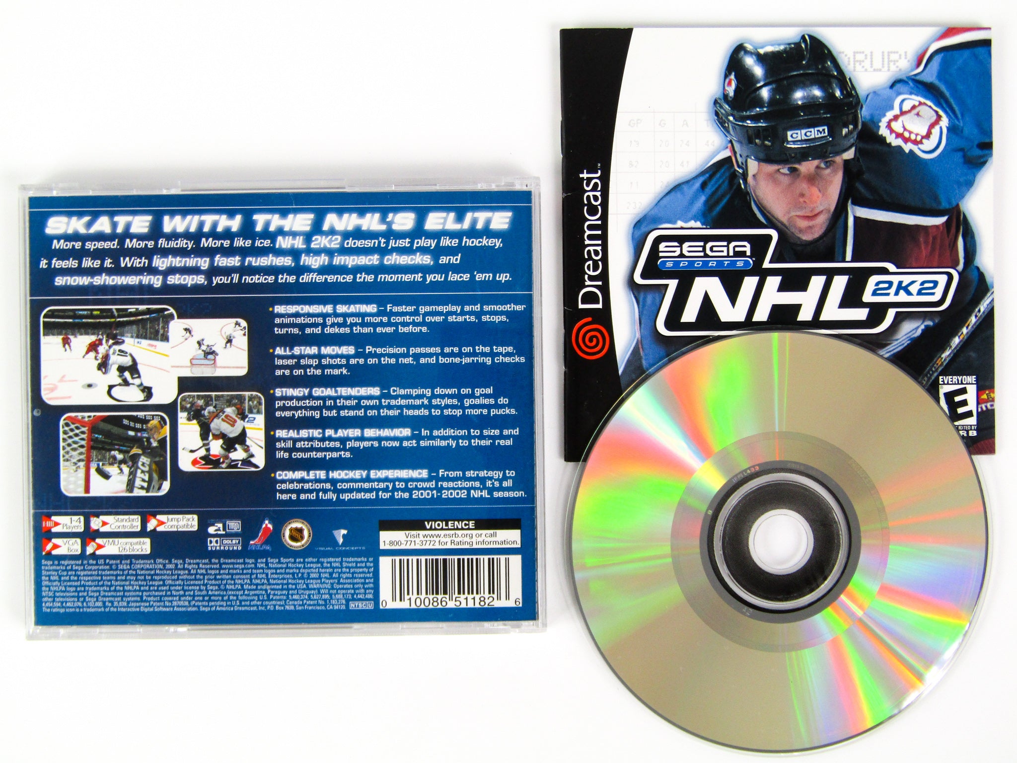 NHL 2K2 (Sega Dreamcast) – RetroMTL