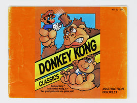 Donkey Kong Classics [Manual] (Nintendo / NES)