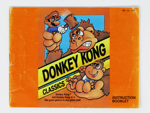 Donkey Kong Classics [Manual] (Nintendo / NES)