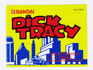 Dick Tracy [Manual] (Nintendo / NES)