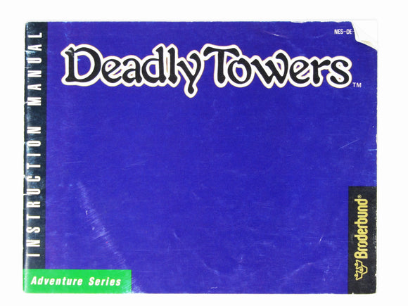 Deadly Towers [Manual] (Nintendo / NES)