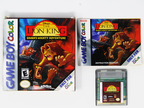 The Lion King Simbas Mighty Adventure (Game Boy Color)