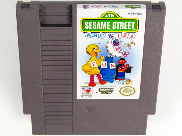 Sesame Street ABC and 123 (Nintendo / NES)