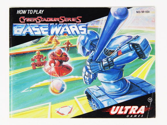 Cyberstadium Series Base Wars [Manual] (Nintendo / NES)