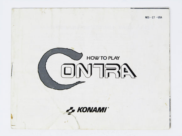 Contra [Manual] (Nintendo / NES)