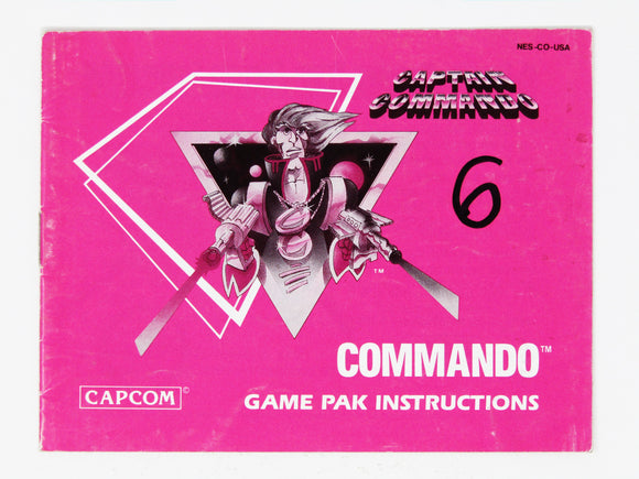 Captain Commando [Manual] (Nintendo / NES)