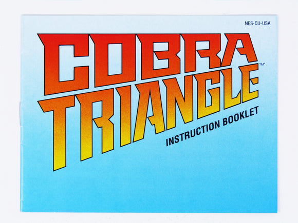 Cobra Triangle [Manual] (Nintendo / NES)