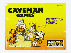 Caveman Games [Manual] (Nintendo / NES)