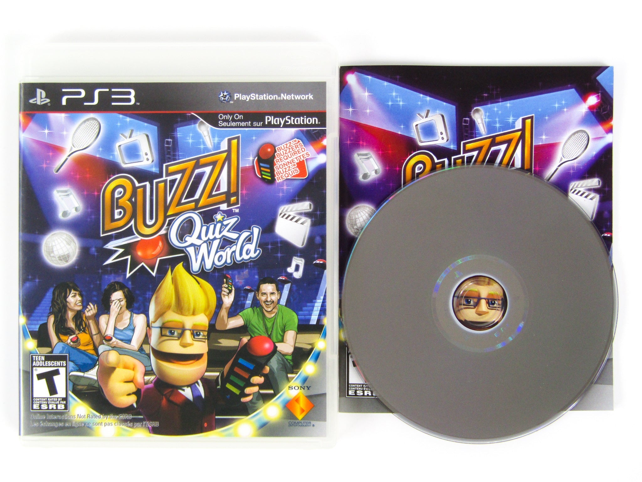 BUZZ! QUIZ WORLD PS3 - USED - WITH MANUAL - GOOD CONDITION $39.00 -  PicClick AU