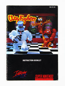 ClayFighter [Manual] (Super Nintendo / SNES)