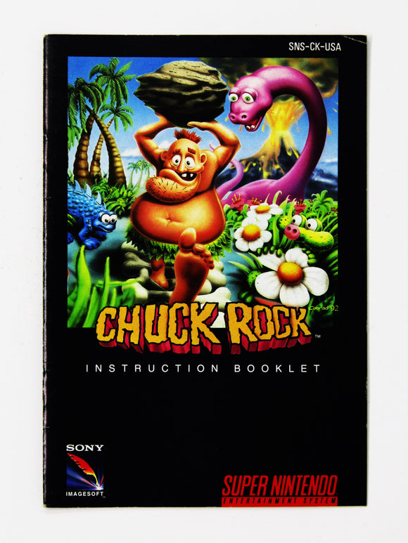 Chuck Rock [Manual] (Super Nintendo / SNES)