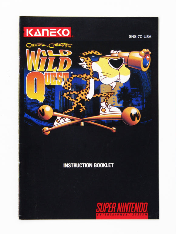 Chester Cheetah Wild Wild Quest [Manual] (Super Nintendo / SNES)