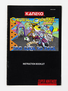 Chester Cheetah Too Cool To Fool [Manual] (Super Nintendo / SNES)