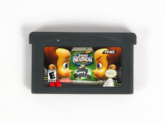 Jimmy Neutron Vs Jimmy Negatron (Game Boy Advance / GBA)