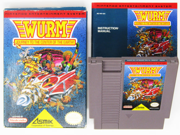 Wurm Journey To The Center Of The Earth (Nintendo / NES)