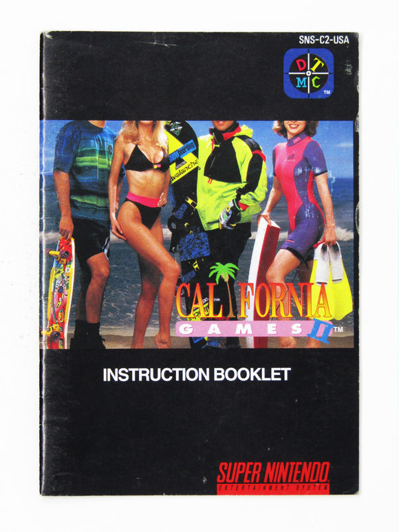 California Games II 2 [Manual] (Super Nintendo / SNES)