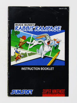 Bugs Bunny Rabbit Rampage [Manual] (Super Nintendo / SNES)