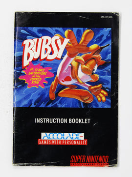Bubsy [Manual] (Super Nintendo / SNES)