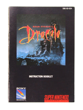 Bram Stoker's Dracula [Manual] (Super Nintendo / SNES)
