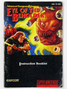 Dungeons & Dragons Eye Of The Beholder [Manual] (Super Nintendo / SNES)