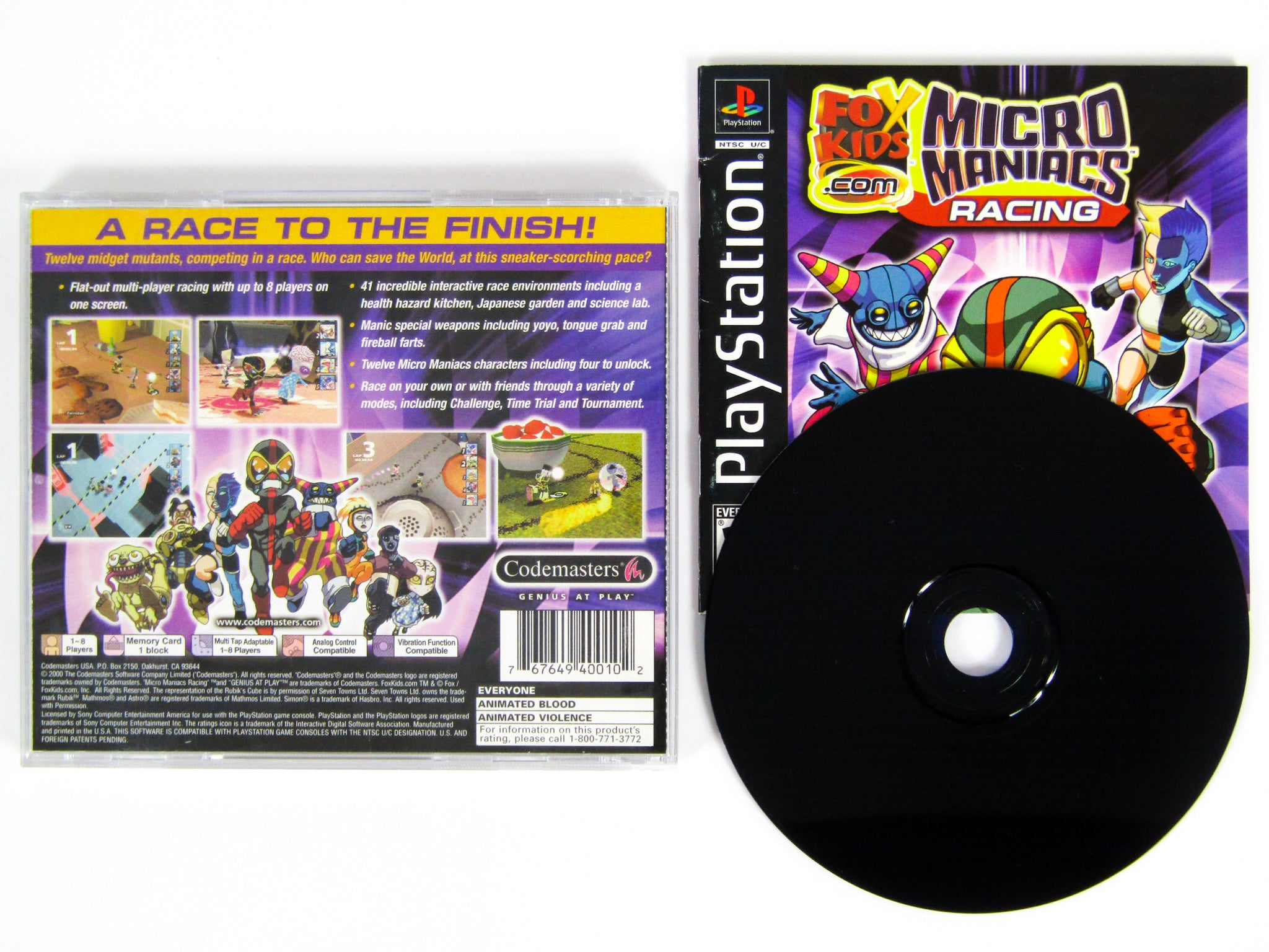 Micro Races Ps2 Micro Maniacs Racing (Playstation / PS1) – Retro MTL
