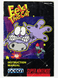 Eek The Cat [Manual] (Super Nintendo / SNES)