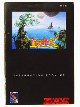Equinox [Manual] (Super Nintendo / SNES)