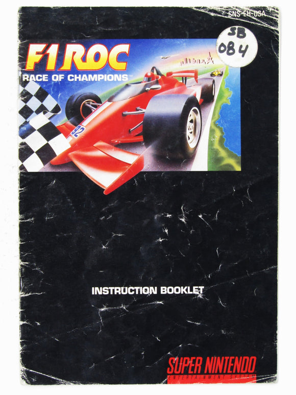 F1 ROC Race Of Champion (Super Nintendo / SNES)