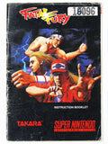 Fatal Fury [Manual] (Super Nintendo / SNES)