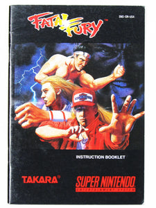 Fatal Fury [Manual] (Super Nintendo / SNES)