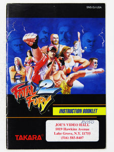 Fatal Fury 2 [Manual] (Super Nintendo / SNES)