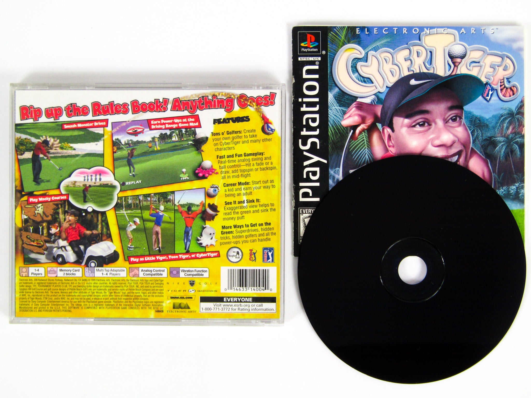 CyberTiger (PlayStation PS1) – Retro MTL - Main Image