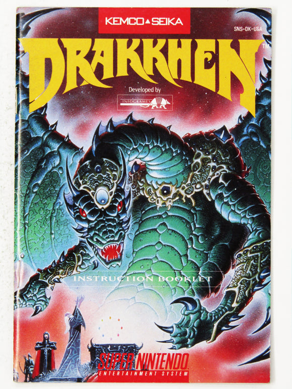 Drakkhen [Manual] (Super Nintendo / SNES)