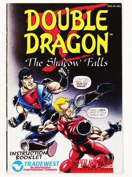 Double Dragon V 5: The Shadow Falls [Manual] (Super Nintendo / SNES)