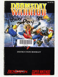 Doomsday Warrior [Manual] (Super Nintendo / SNES)