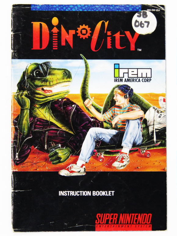 Dino City [Manual] (Super Nintendo / SNES)