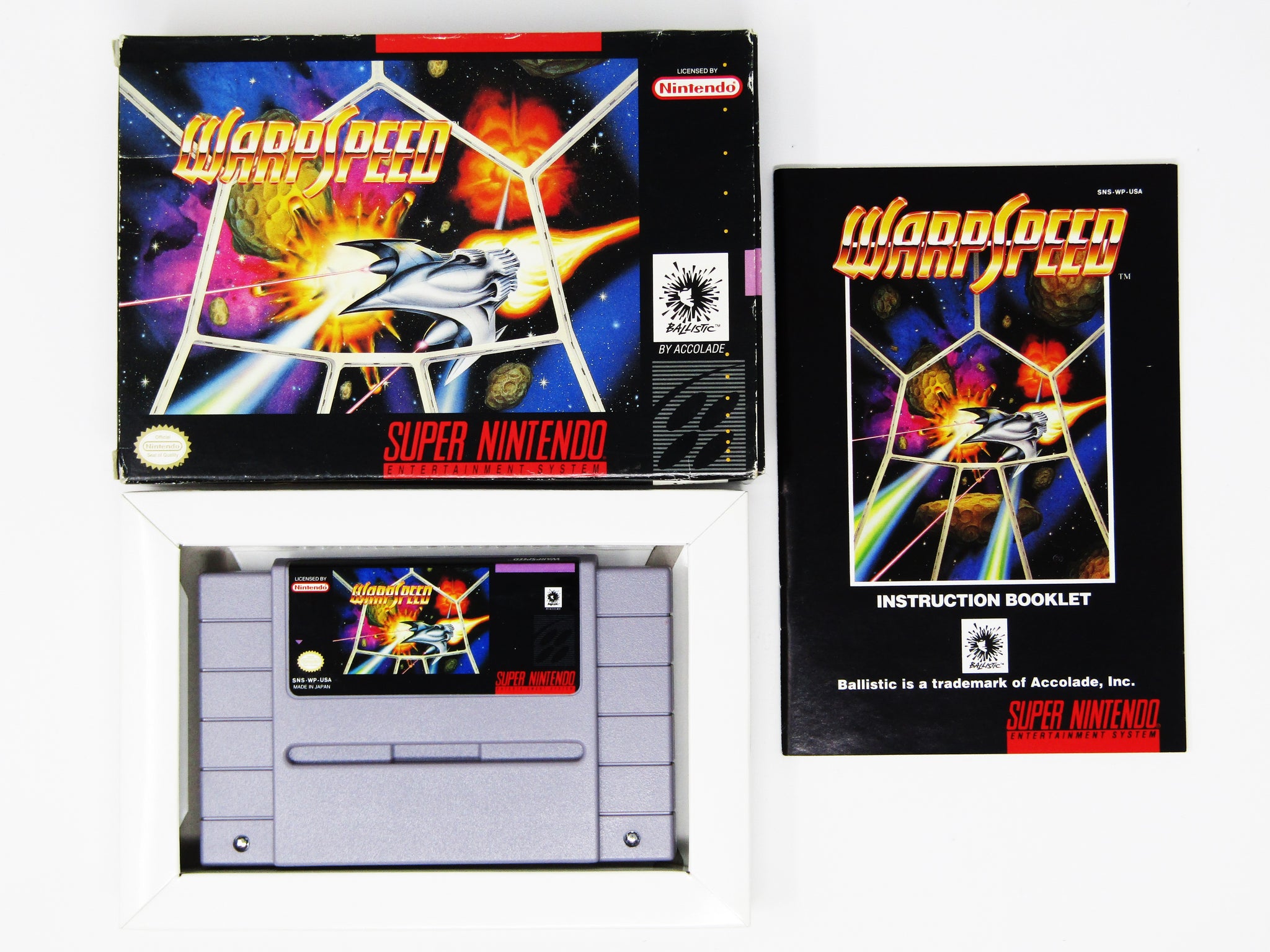 Warspeed Sticker WarpSpeed (Super Nintendo / SNES) – Retro MTL